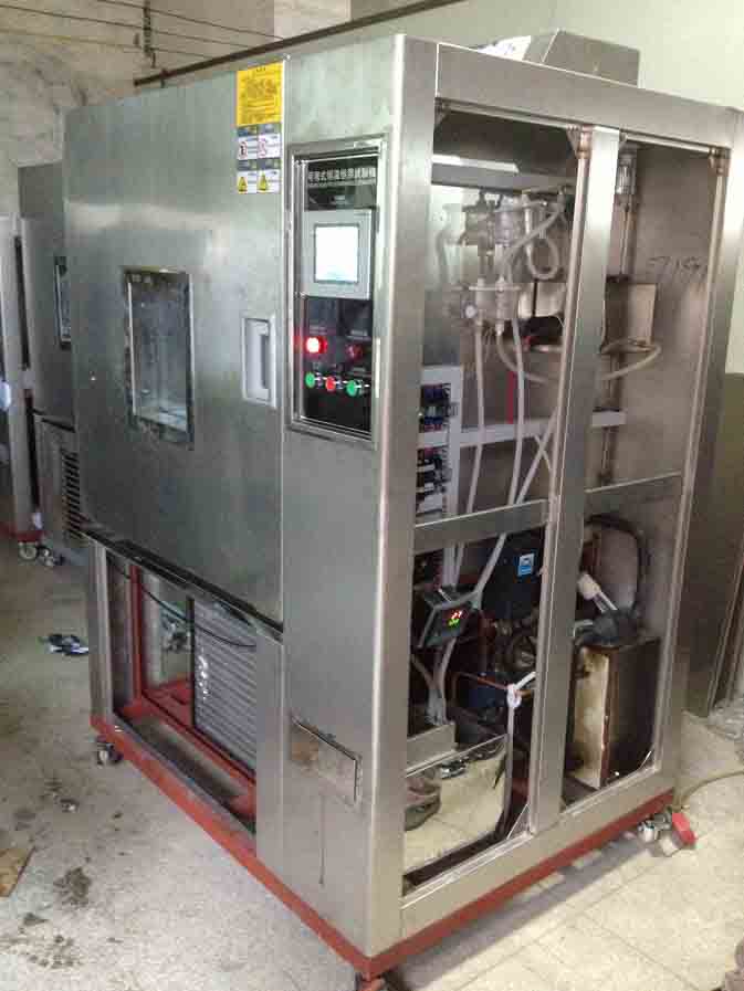 恒溫恒濕試驗箱側(cè)面圖